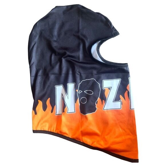 NWT Orange Noz Boyz Shooters Balaclava Unisex OS | Biking Urban Trap Punk HipHop - Picture 3 of 11